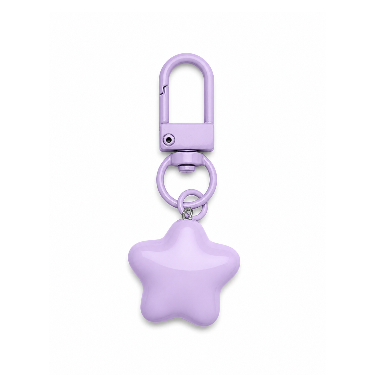 Lavender Puff Star Charm