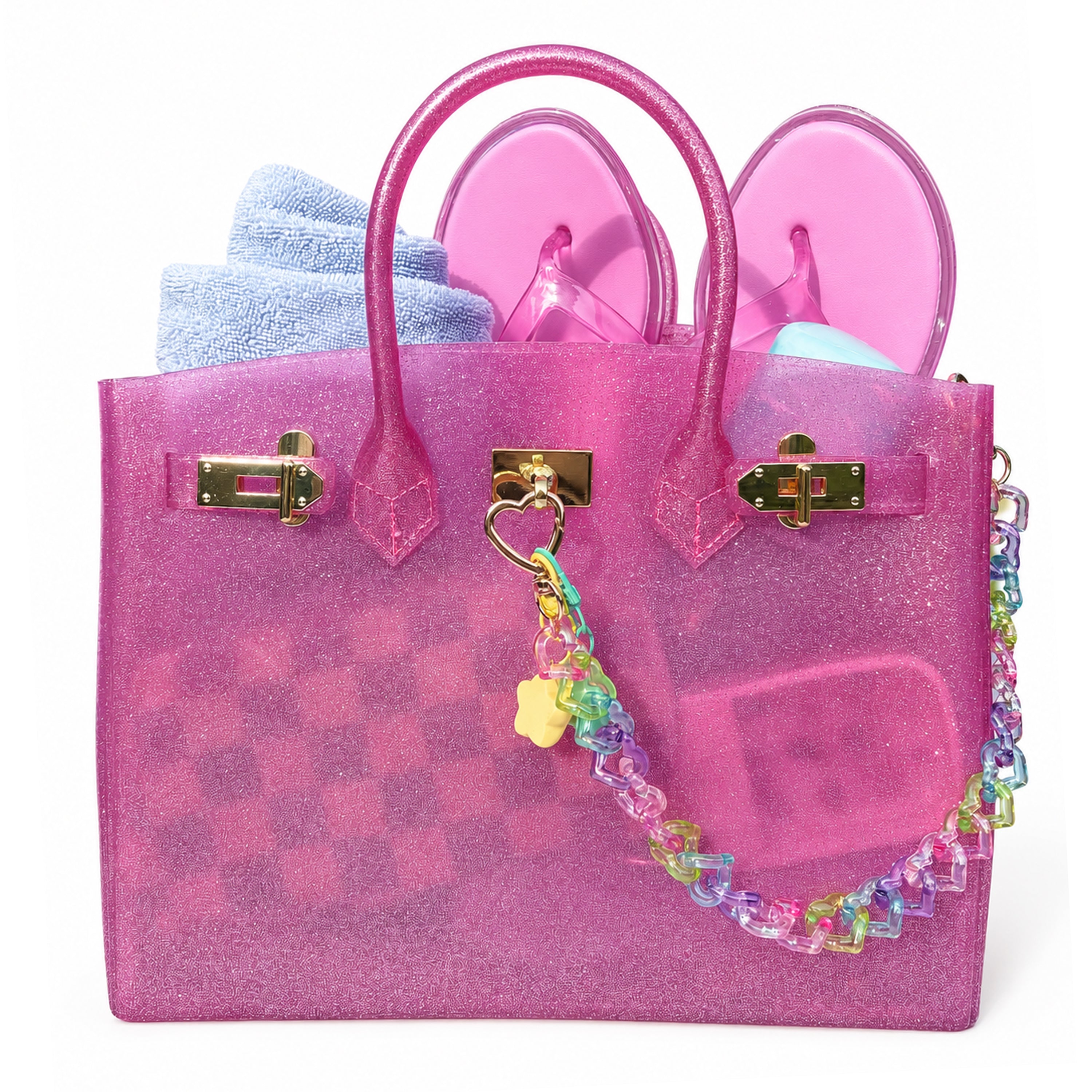 Pink Guava Resort Tote – Glitz